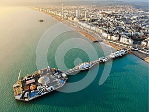 Brighton Pier, United Kingdom - Aerial Photograph