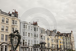 Brighton town - by the sea/buildings.