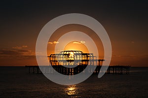 Brighton West Pier Sunset