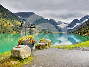 Briksdal, Jostedalsbreen, Oldedalen, Norway photo