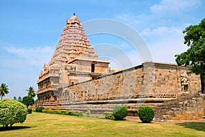 Brihadisvara Temple, Gangaikondacholapuram, Tamil Nadu, India. South East view photo