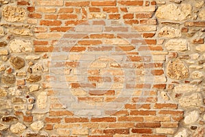 Briks between stones