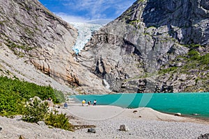 Briksdal glacier in Norway