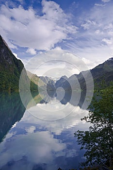 Briksdal Glacier Valley