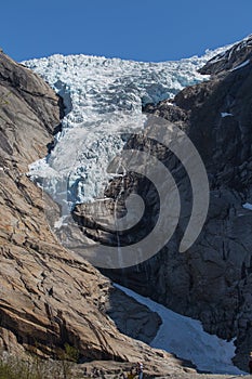 Briksdalsbreen glacier