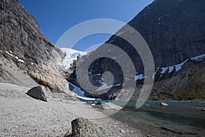 Briksdalsbreen glacier