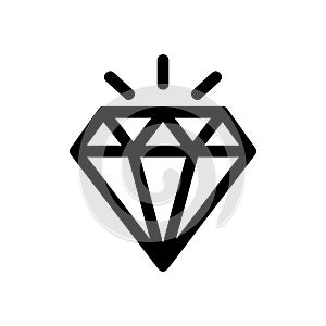 Brillan icon or logo isolated sign symbol vector illustration photo