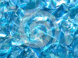 Brilliant beautiful iridescent blue pearl background