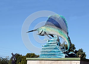 Giant Swordfish Statue in Puerto Penasco, Mexico