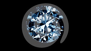 Ceramic Plates in Orange and Blue on White Background. Color-Edged Dessert Plates