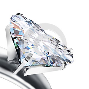 Brilliant cut heart diamond