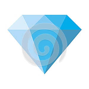 A brilliant diamond vectorized