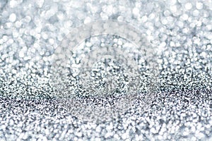 Brilliant sparkling silver background abstract.