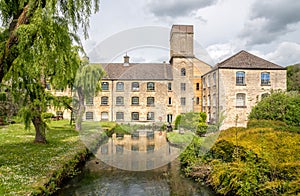 Brimscombe Port Mill, stone-built mill complex of early to mid C19 date, Stroud