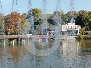 Brine Park of Inowroclaw, famous helth recovery center in Poland