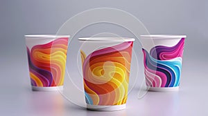 Bring your brand to life with dynamic cup designs that change color and pattern