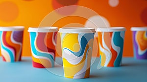 Bring your brand to life with dynamic cup designs that change color and pattern