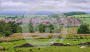 Brinscall village from the hills above.