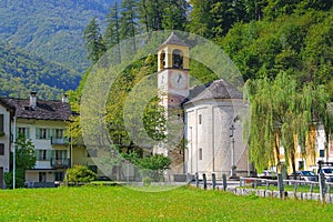 Lavertezzo in the Verzasca Valley, Ticino in Switzerland photo