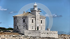 Brioni national park stone lighthouse