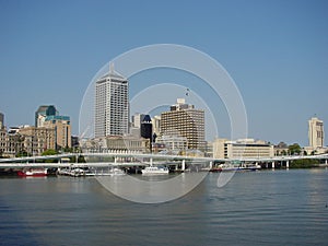 Brisbane Australia water front horizon
