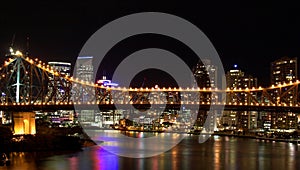 Brisbane city night scape