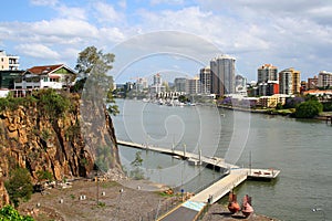 Brisbane City River Side