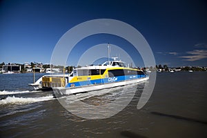 Brisbane CityCat on Brisbane River