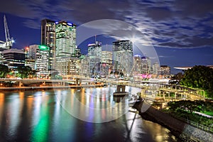 Brisbane at night