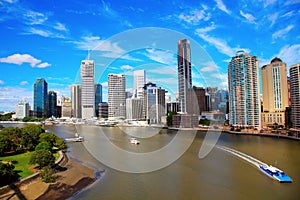 Brisbane River and City photo