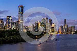 Brisbane skyline, capital of Queensland, Australia