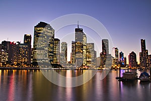 Brisbane Skyline at dawn