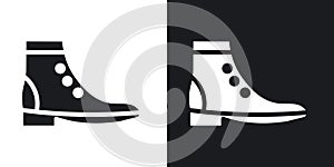 Brisk boots icon vector