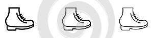 Brisk boots icon vector