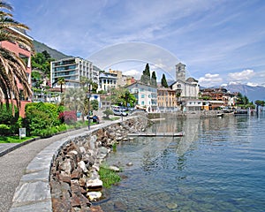 Brissago,Ticino Canton,Lake Maggiore,Switzerland
