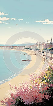 Bristol City: En Plein Air Beach Scenes And Delicate Flowers