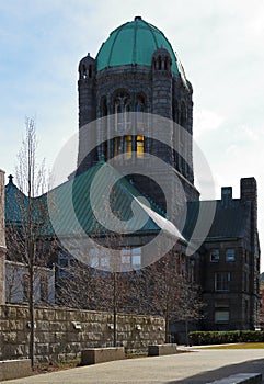 The Bristol County Courthouse in Taunton, Massachusetts