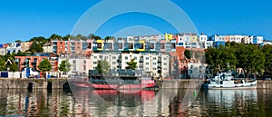 Bristol harbourside at sunrise