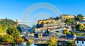 Bristol harbourside at sunrise