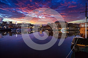 Bristol`s floating harbour