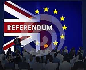 Britain EU Brexit Referendum Concept