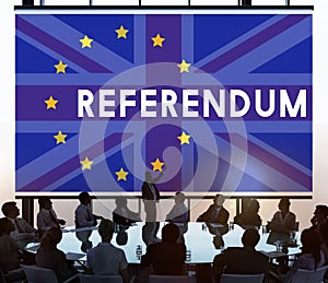 Britain EU Brexit Referendum Concept