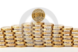 British 1 pound coins