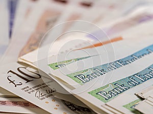 British bank notes sterling