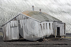 Biscoe House on Deception Island Antarctica photo