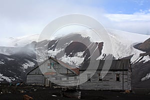 Research stations on Deception Island, Antarctica photo