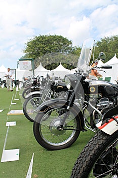 British classic motorcycle lineup