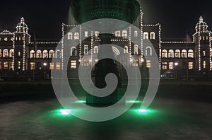 British Columbia Legislature Parliament Building in Victoria BC Canada by Night