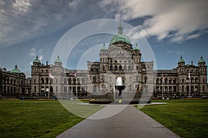 British Columbia parliament building in Victoria