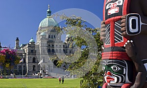 British Columbia Parliament, Victoria, Canada photo
